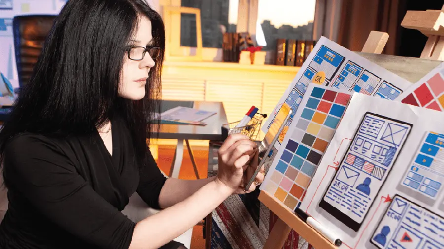 اختيار ألوان الموقع