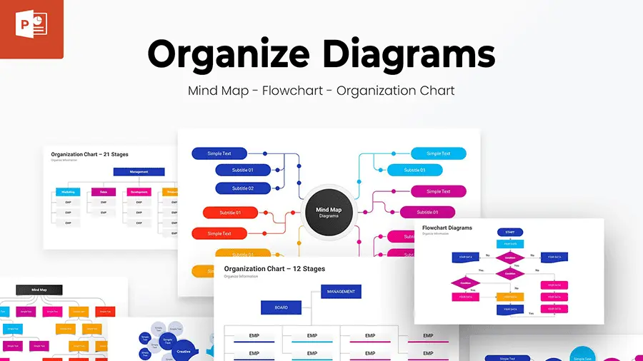 تنظيم شرائح بوربوينت
