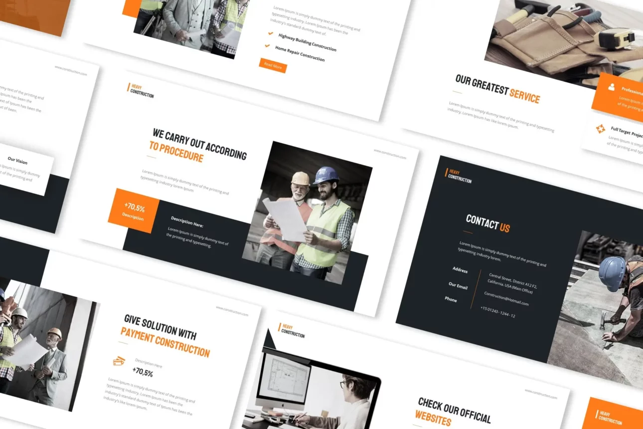 Heavy Construction Powerpoint