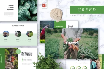 GREED - Botanical Powerpoint Template