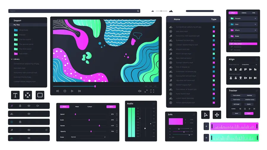 تحرير الفيديو 