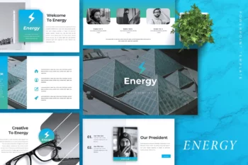 ENERGY - Company Profile Powerpoint Template