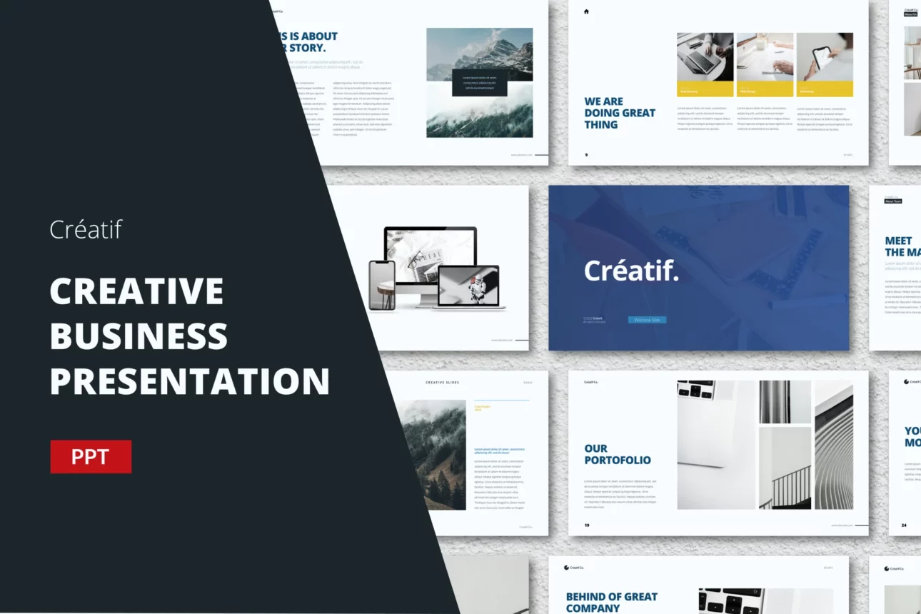 Créatif Powerpoint Presentation