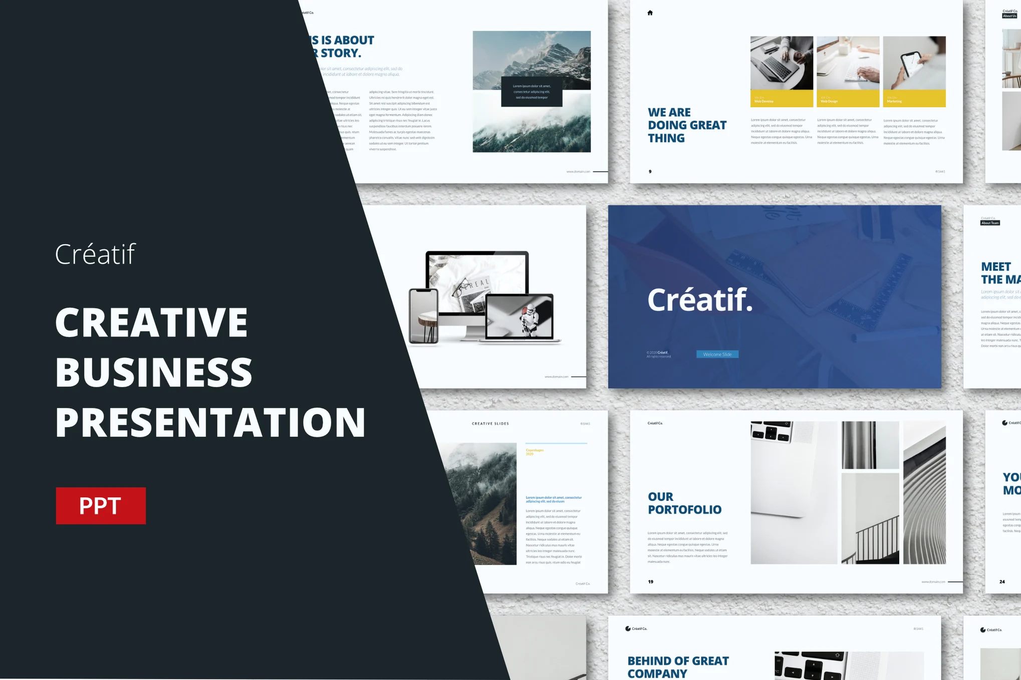 Créatif Powerpoint Presentation