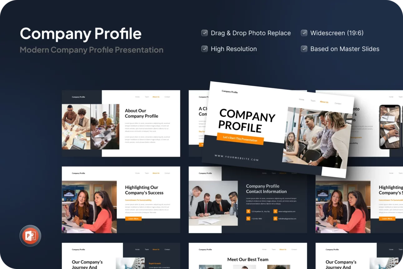 Company Profile Presentation Powerpoint
