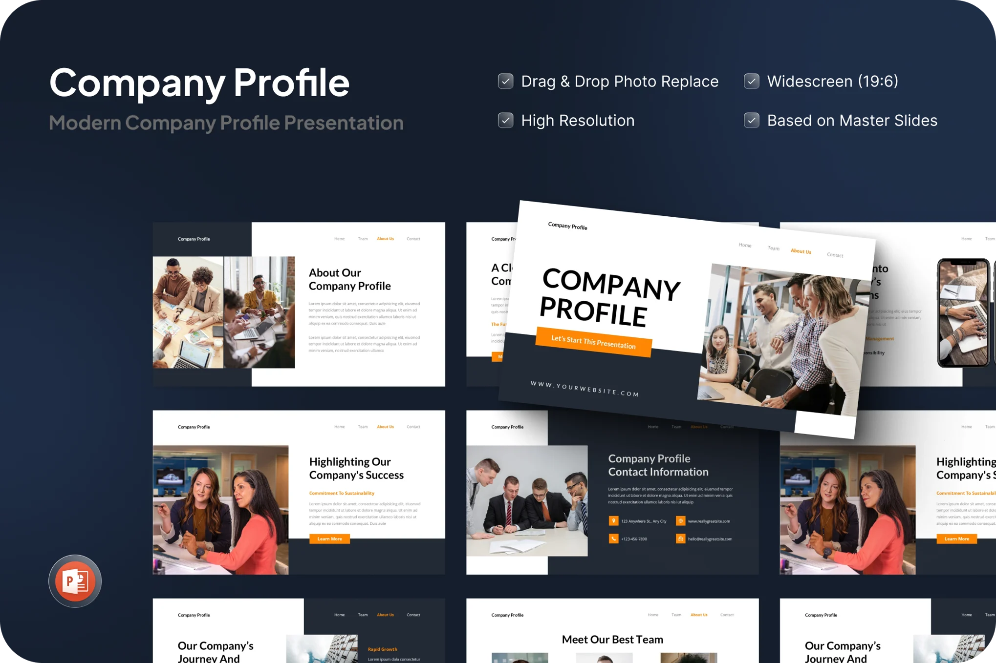 Company Profile Presentation Powerpoint