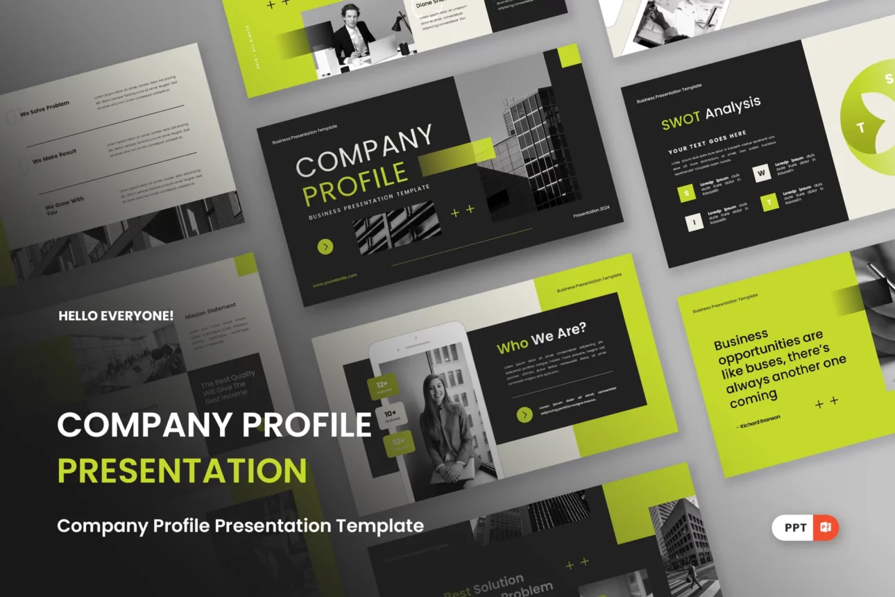 Company Profile - Powerpoint Template