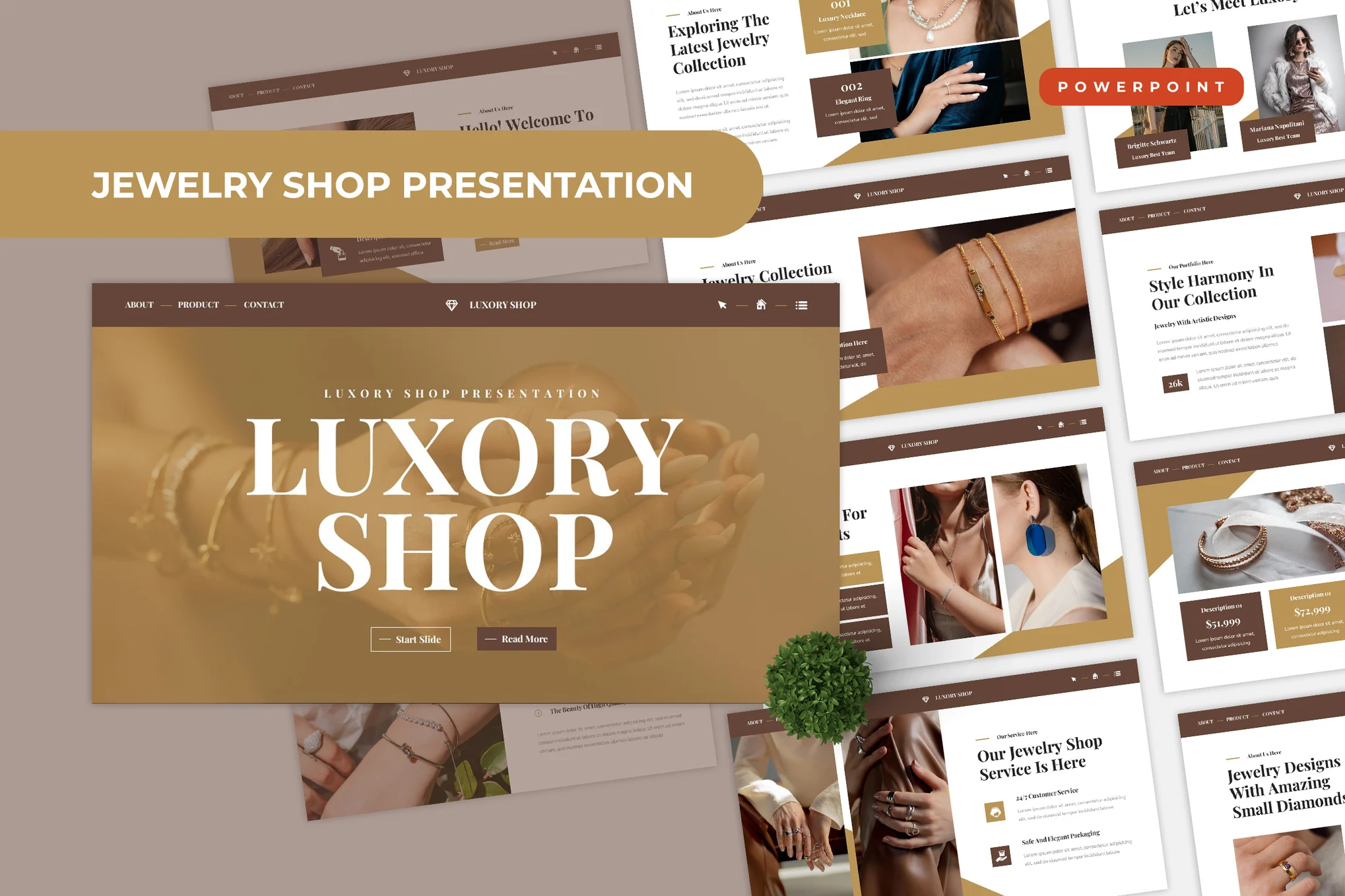 Jewelry Shop Powerpoint Template