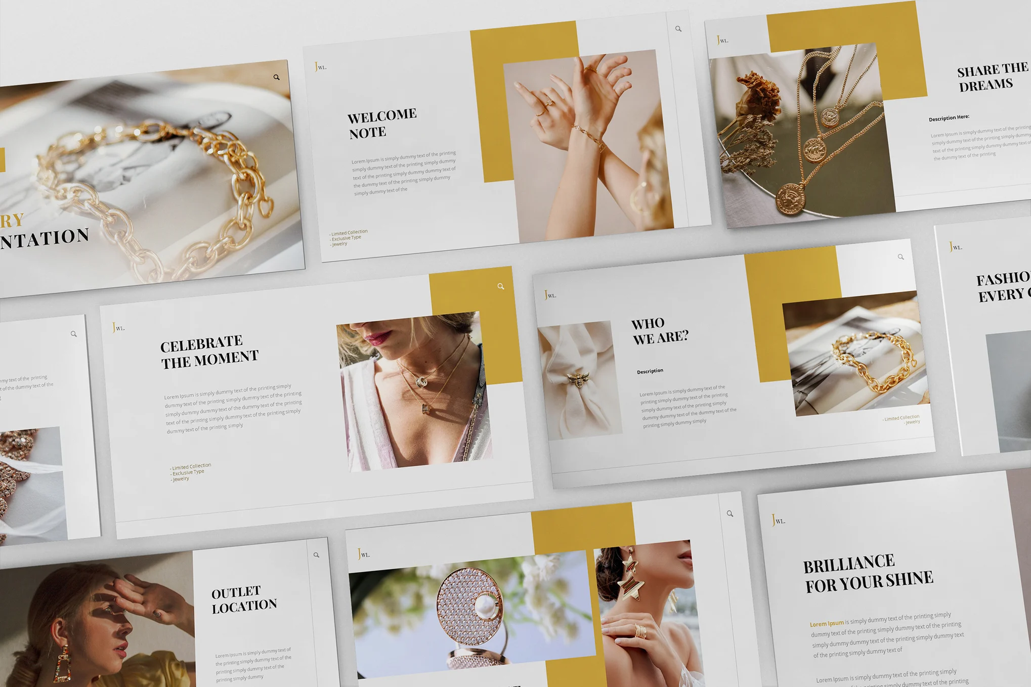 Jewerly Powerpoint Presentation Template