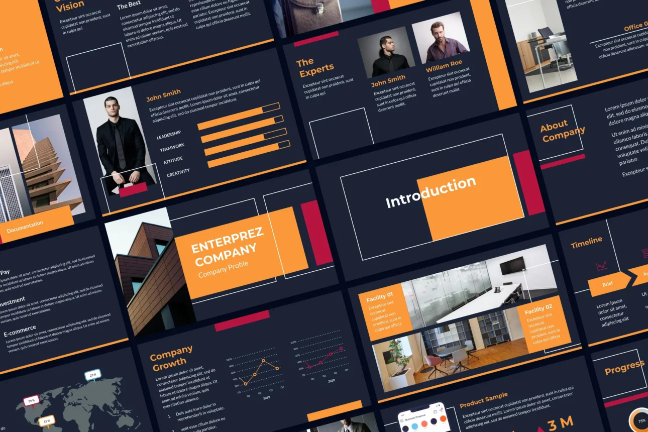 Company Profile Google Slides