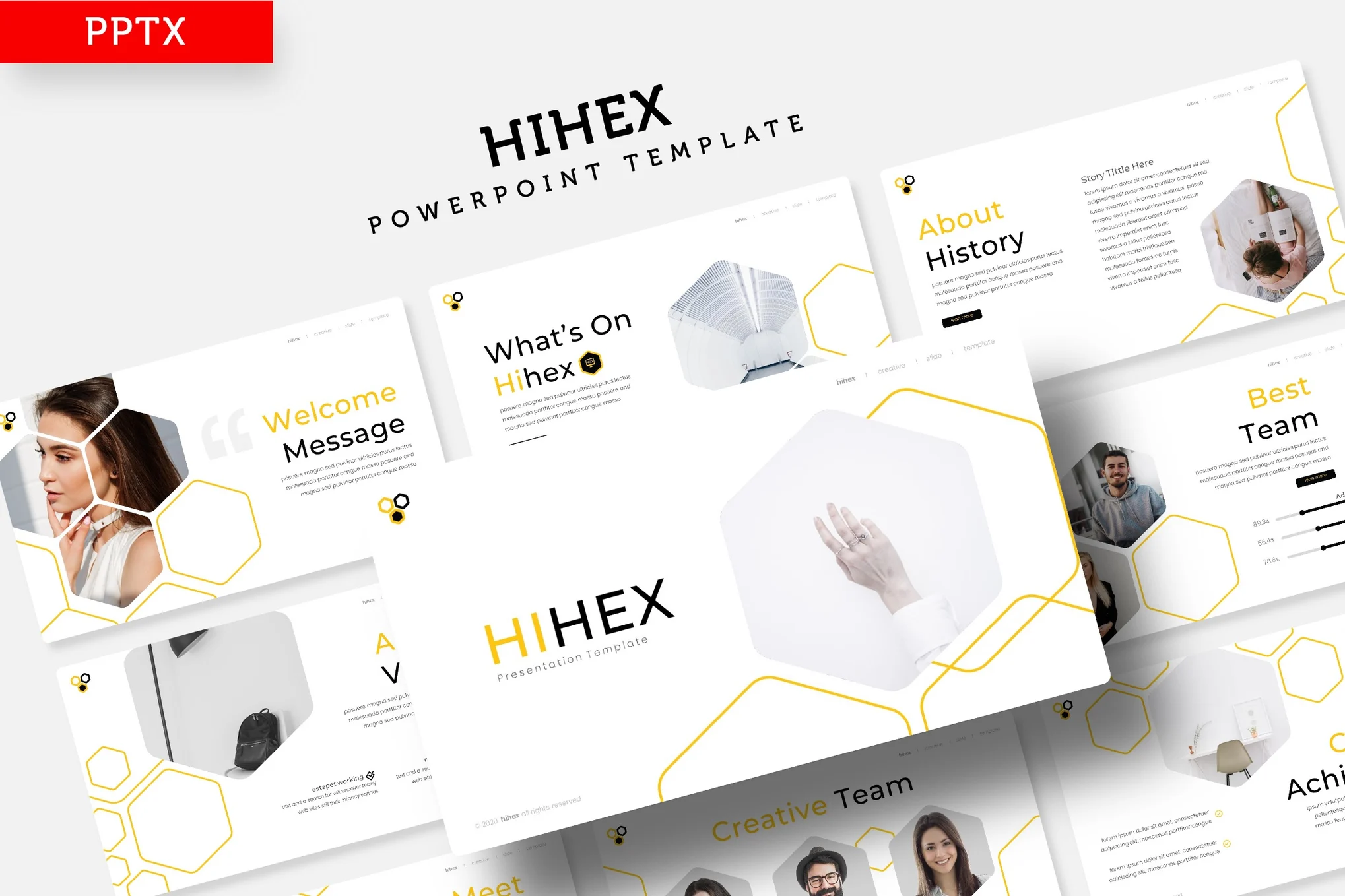 Hihex - Power Point Template