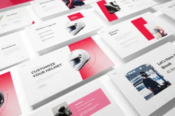 Helmet Shop Powerpoint Template