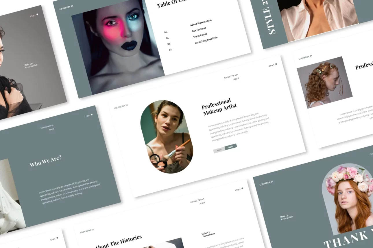 Helluxo - Makeup And Hairdo Powerpoint Presentatio