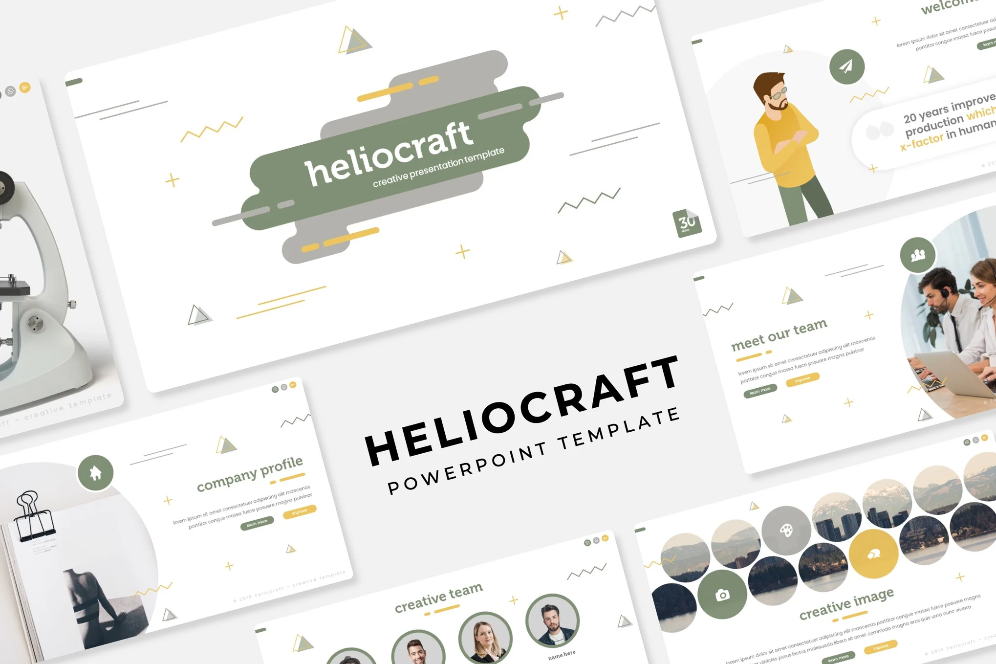 Heliocraft - PowerPoint Template