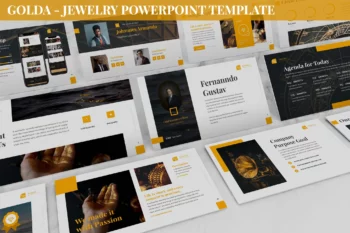 Golda - Jewelry Powerpoint Template