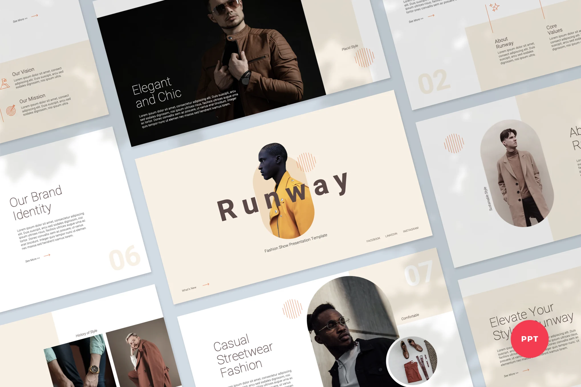 Fashion Show PowerPoint Presentation Template