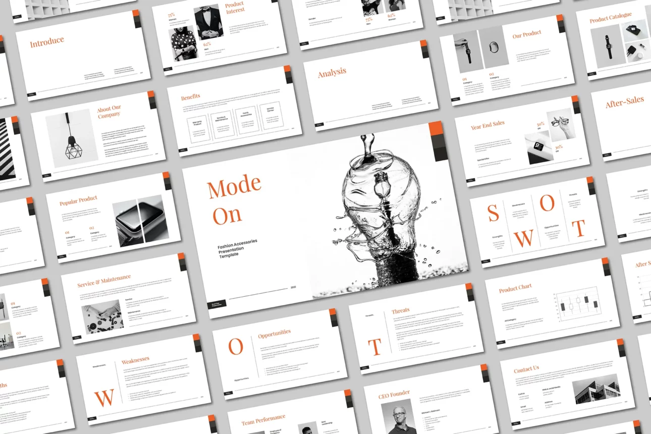 Fashion Company Presentation - Mode On