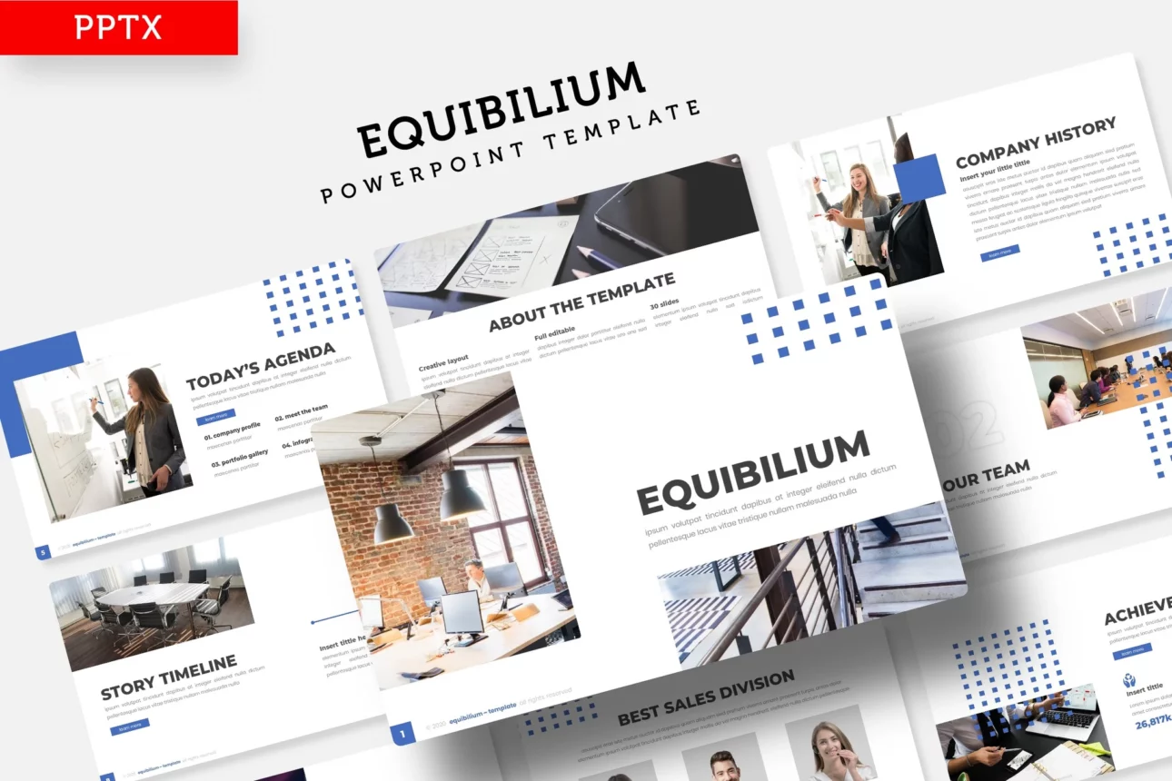 58 Equibilium - Powerpoint Template