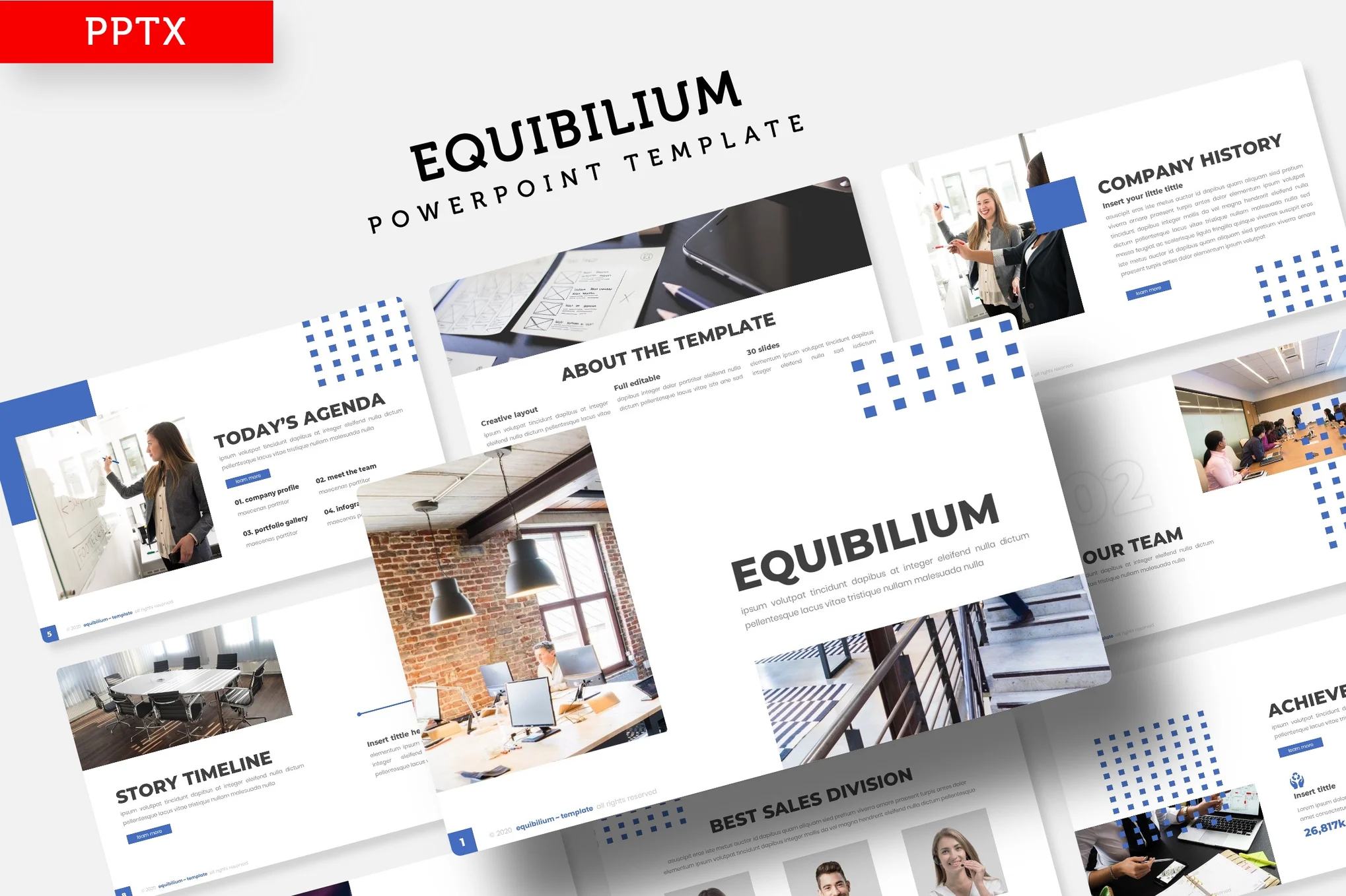 58 Equibilium - Powerpoint Template
