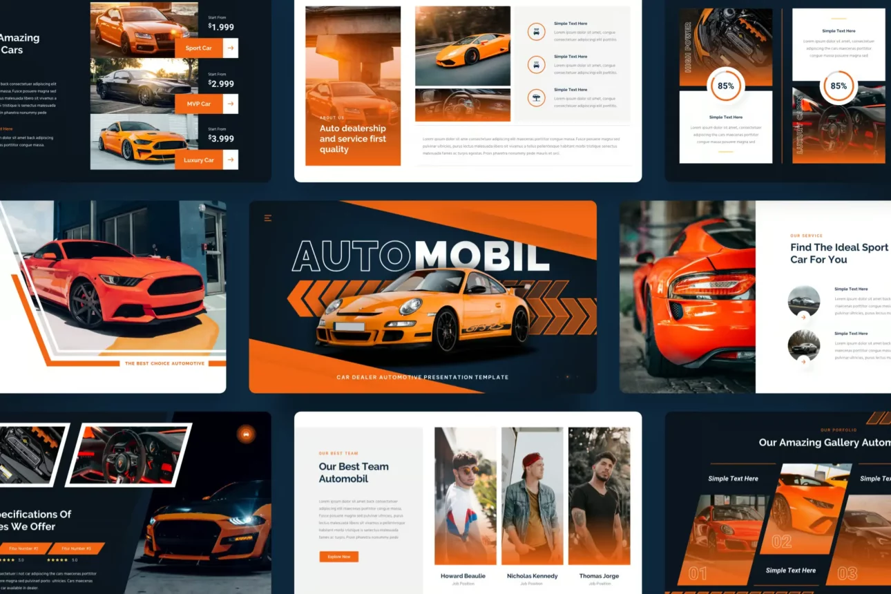 Automobil - Car Dealer Automotive PowerPoint