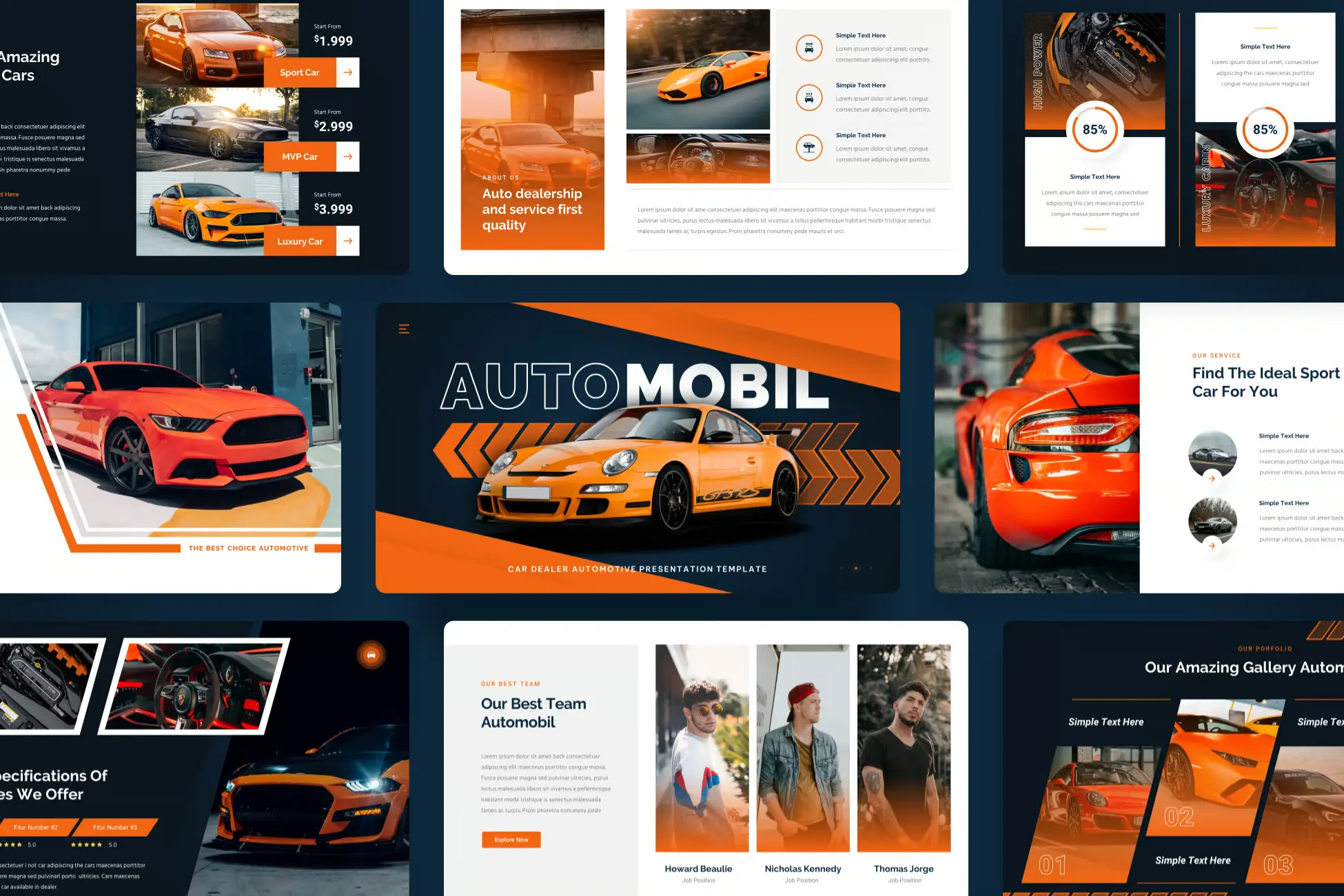 Automobil - Car Dealer Automotive PowerPoint
