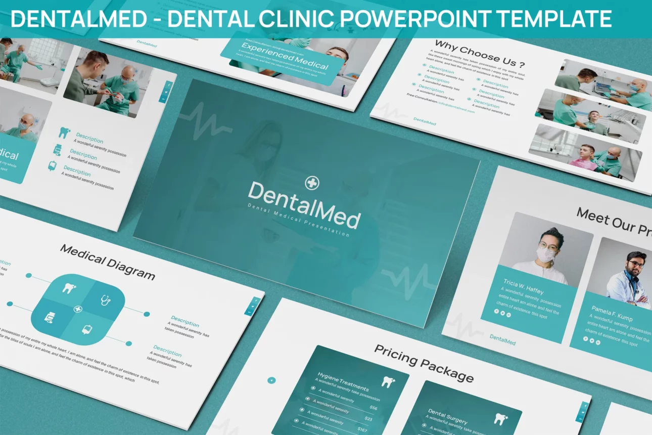 Dentalmed - Dental Clinic Powerpoint Template