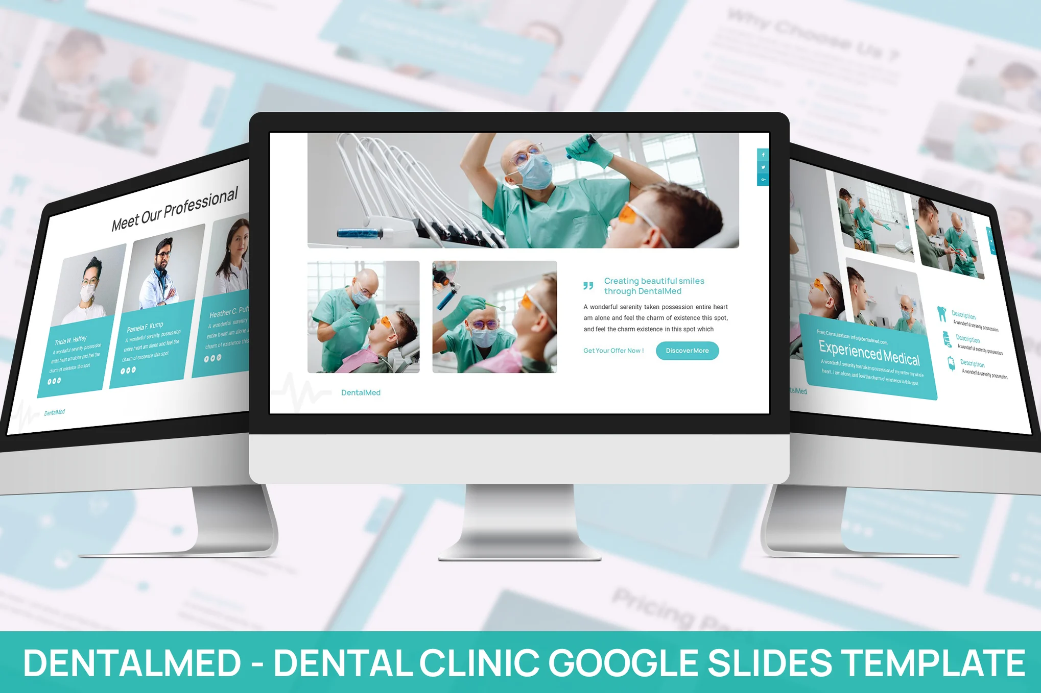 Dentalmed - Dental Clinic Google Slides Template