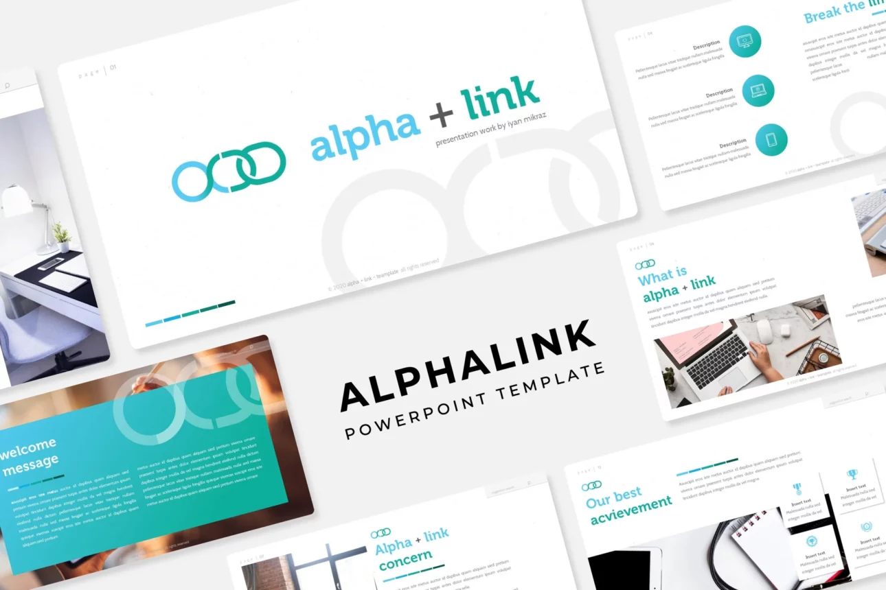 Alphalink - Powerpoint Template