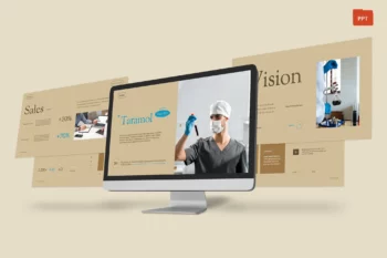 Creative Brown Turquoise Pharmacy Business 011