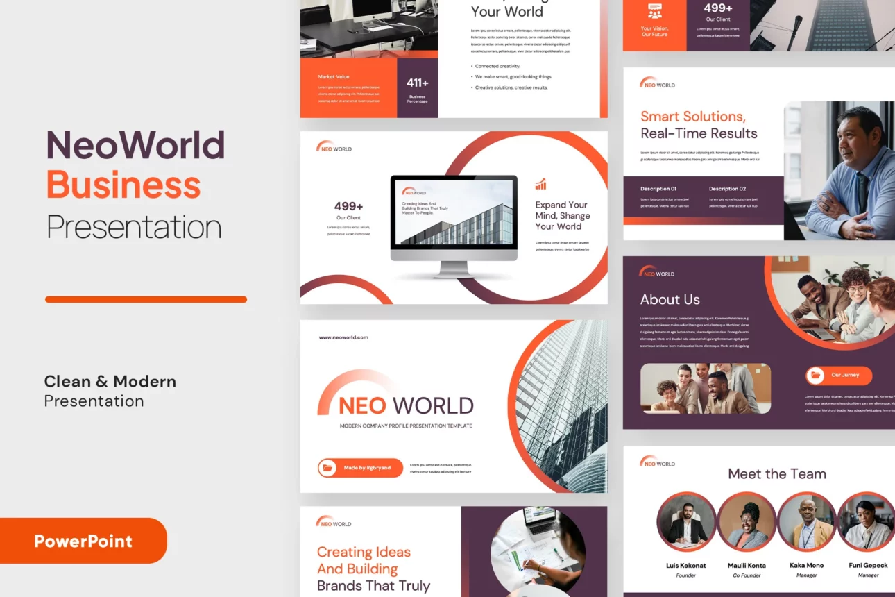 Company Profile Powerpoint Template