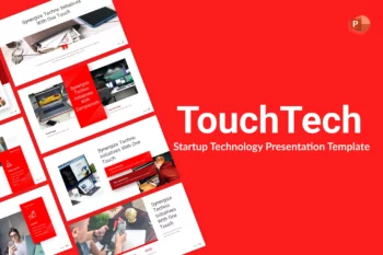 TouchTech Startup Technology PowerPoint Template