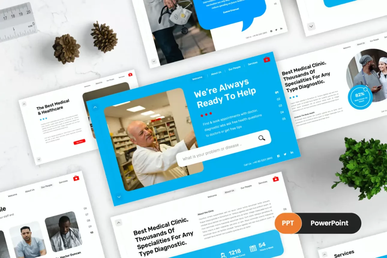 Thiery - Medical & Health PowerPoint Template