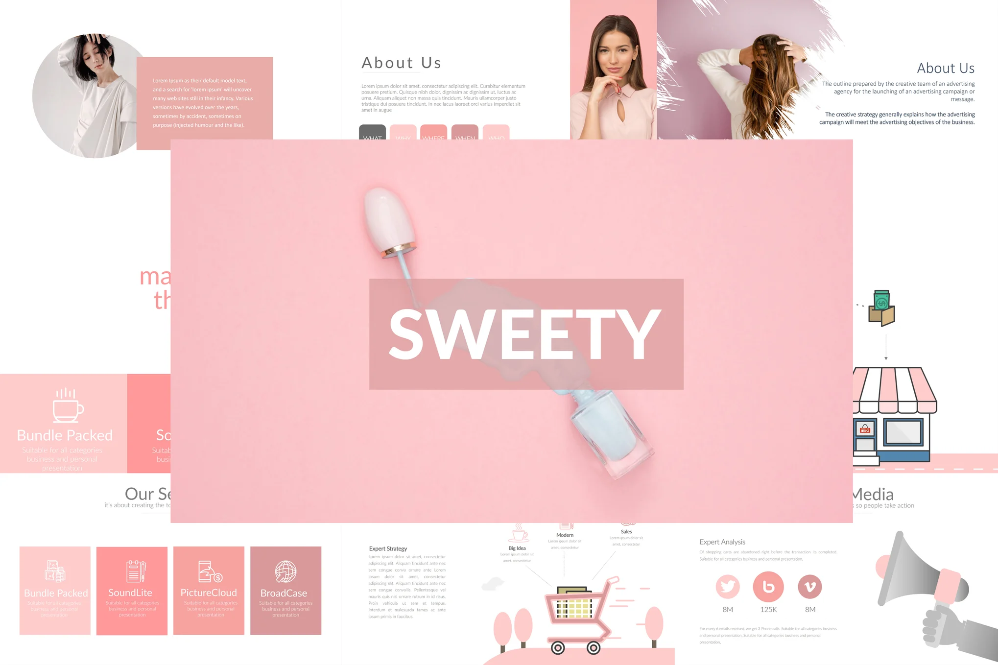 SWEETY Powerpoint Template