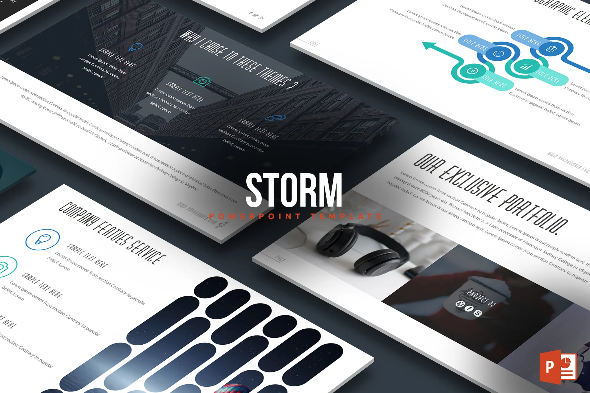 180 Strom Powerpoint Template
