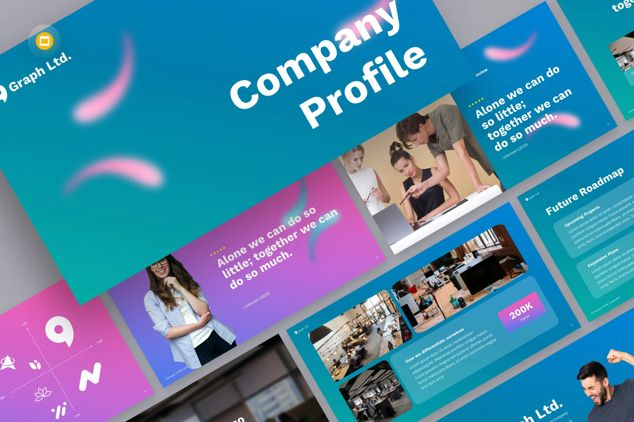 Company Profile Google Slide Template