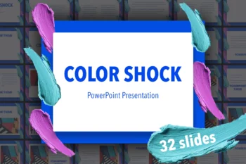 Color Shock PowerPoint Template