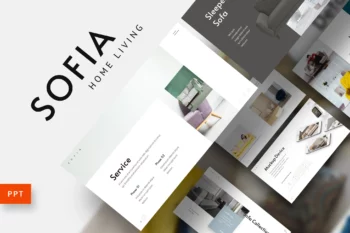 Sofia - Home Interior Furniture Powerpoint Templat