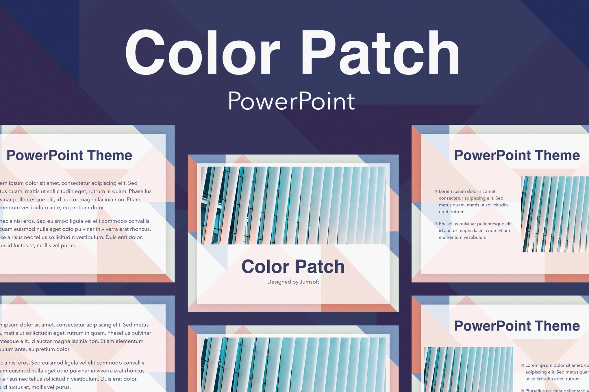 29 Color Patch PowerPoint Template