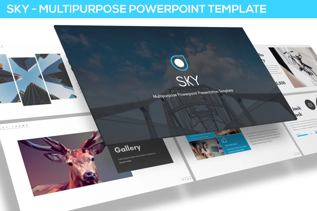 Sky - Multipurpose Powerpoint Template
