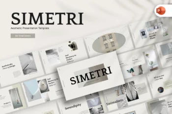 Simetri Aesthetic PowerPoint Template