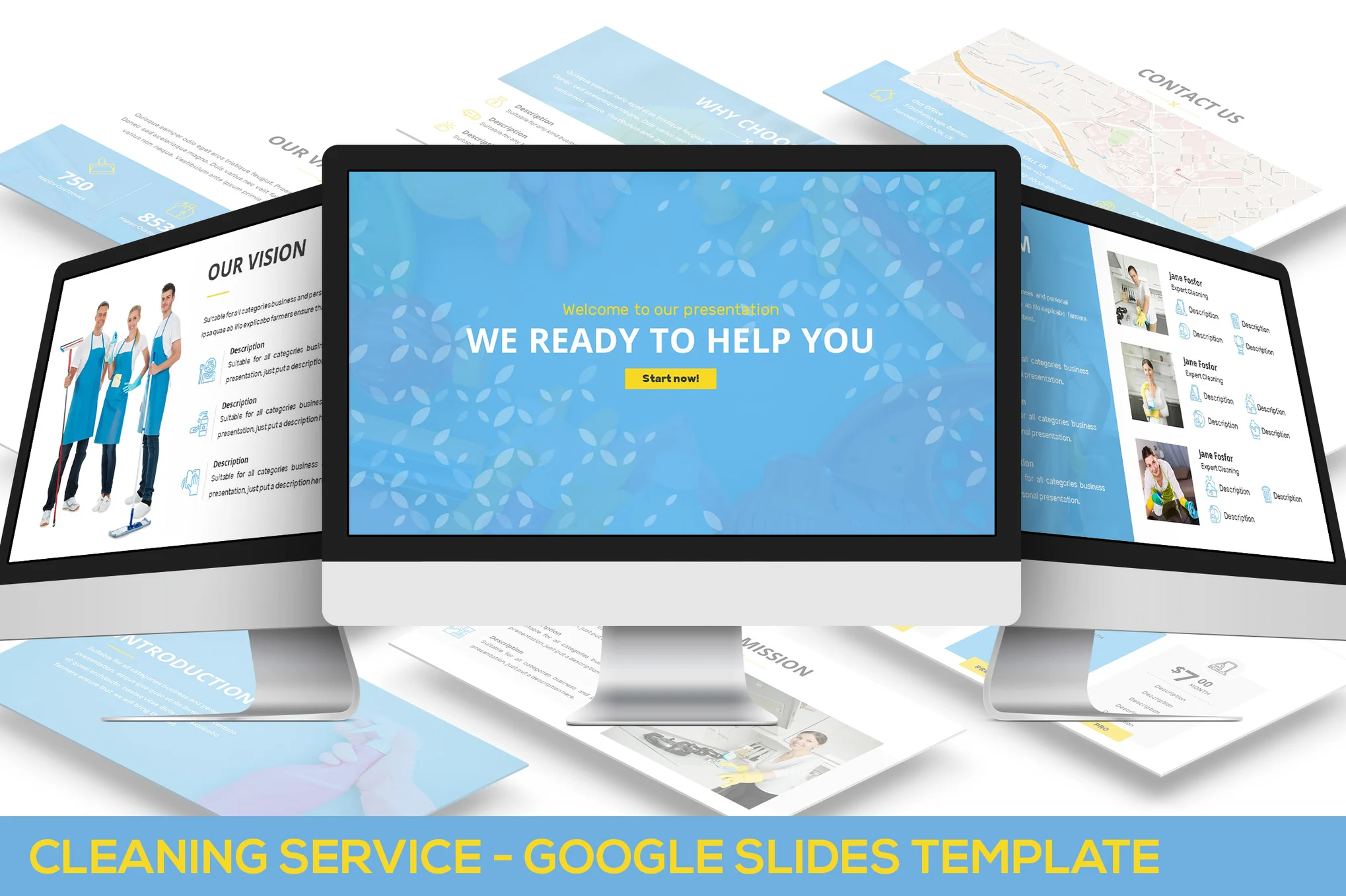 Cleaning Service - Google Slides Template