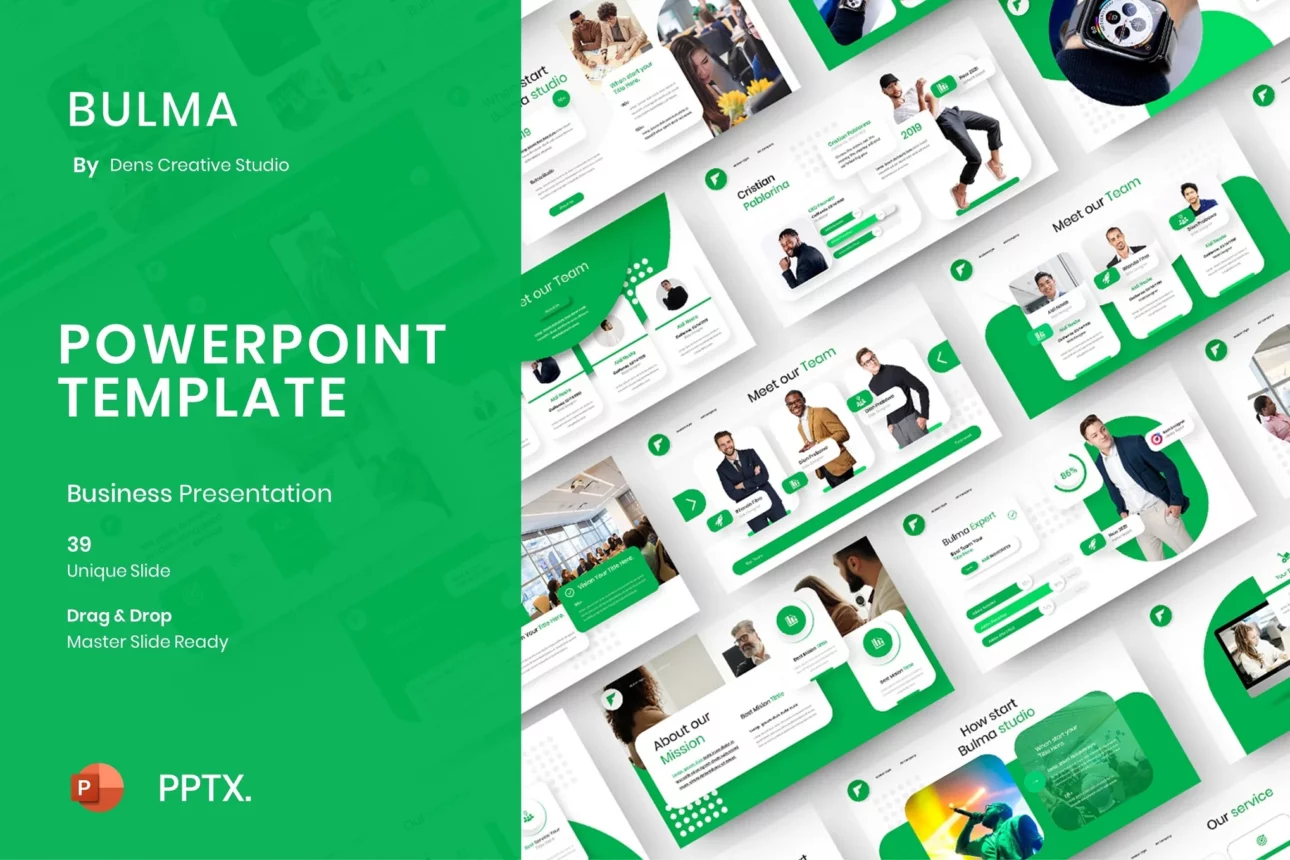 Bulma – Business PowerPoint Template
