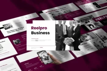 Reelpro Business Presentation PowerPoint Template