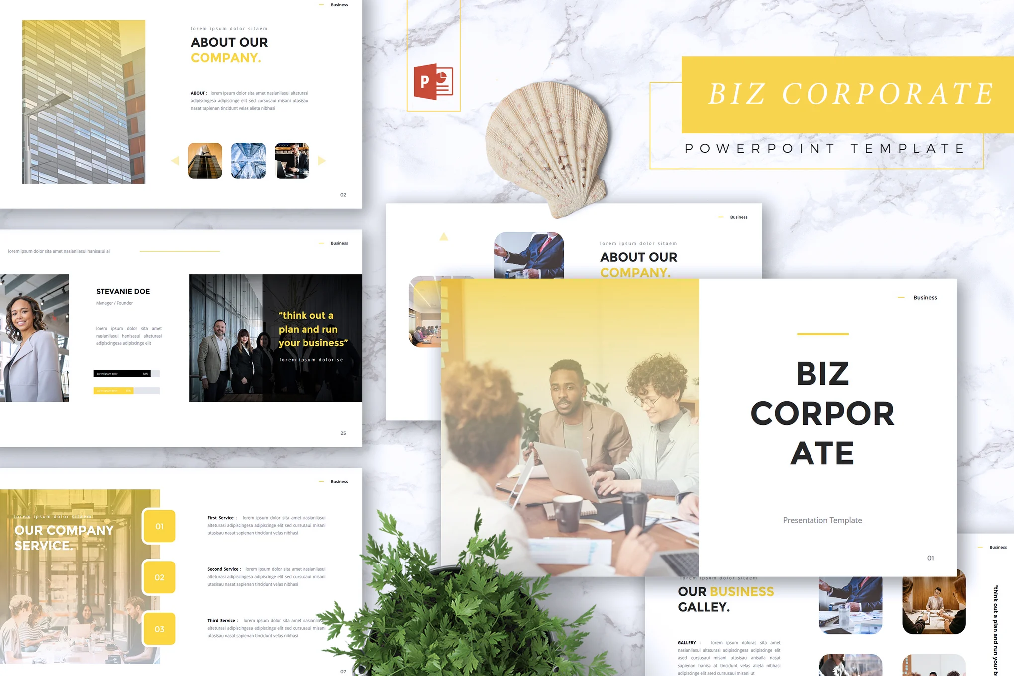 BIZ - Business Corporate Powerpoint Template
