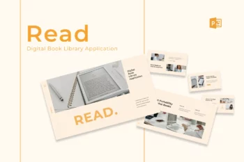 Read - Digital Book Library Application PowerPoint