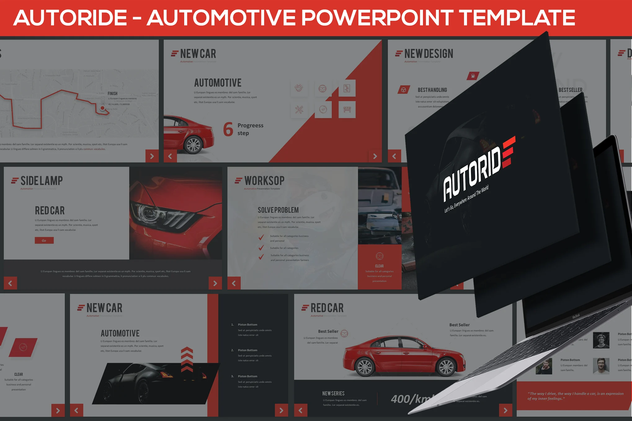 Autoride - Automotive Powerpoint Presentation