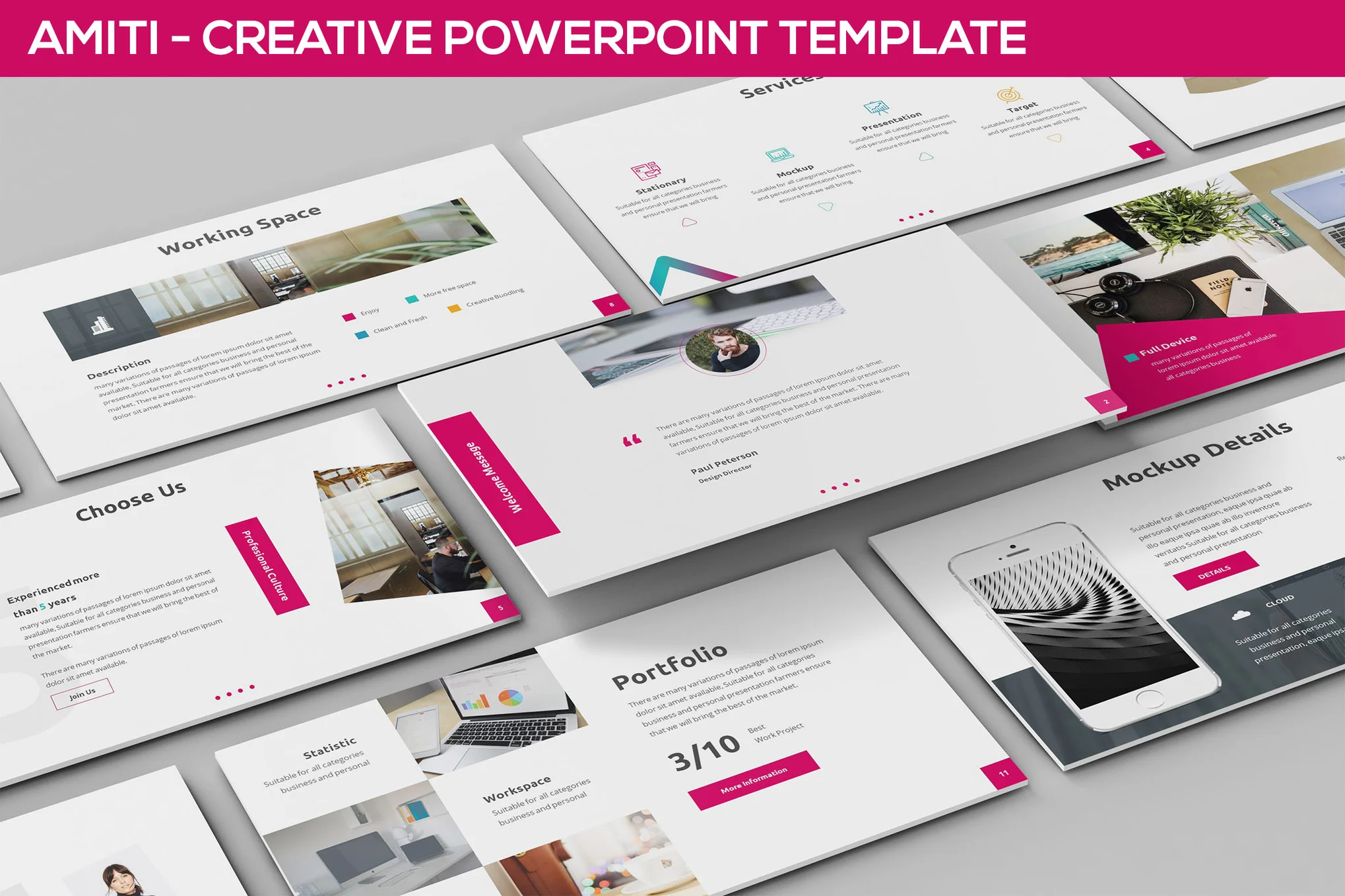 Amiti - Creative Powerpoint Template