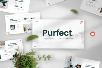 Purfect – Company Profile Powerpoint Template