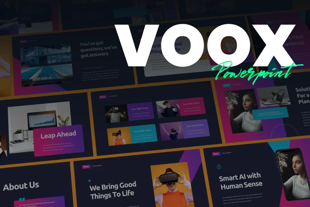 Voox - Creative Business Powerpoint Template