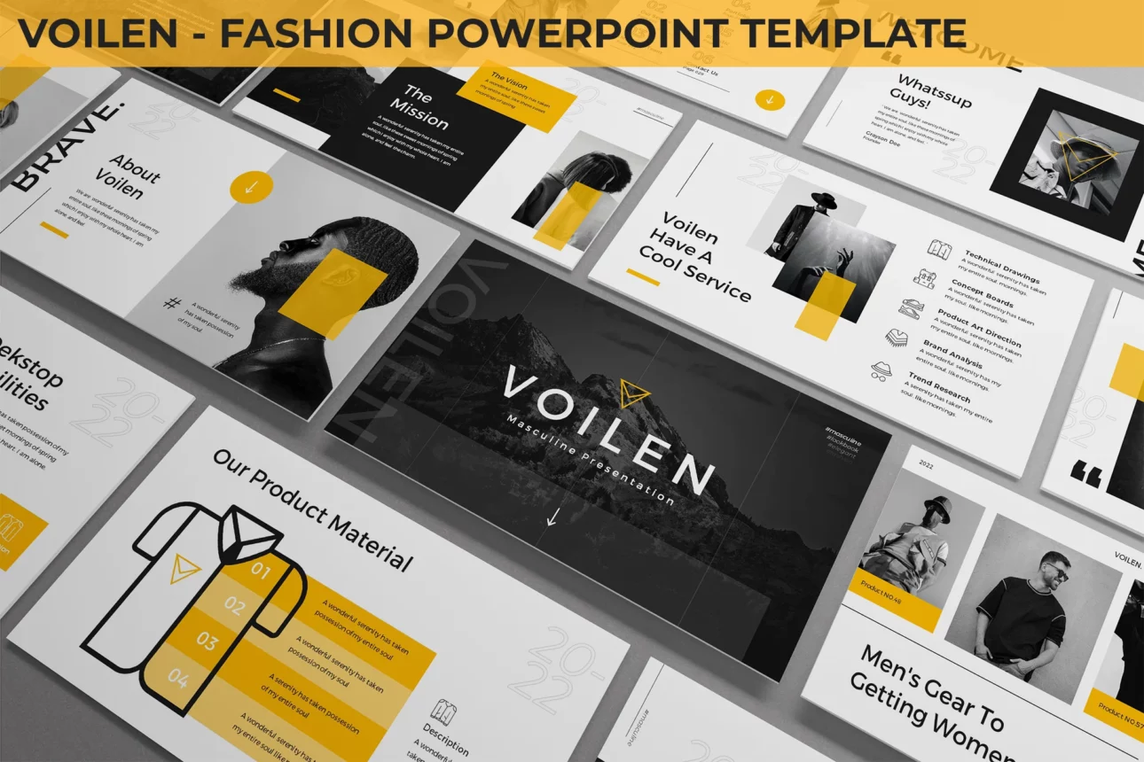 Voilen - Fashion Powerpoint Template